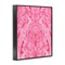 Stupell Industries Ornate Peacock & Flowers in Pink Framed Giclee By Lil' Rue